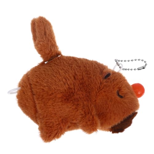 Milisten Capybara Plüschtier Niedliches Wasserfrettchen Spielzeug Als Dekoration Für Taschen Und Schreibtische Perfektes Für Geburtstage Und Feiertage von Milisten