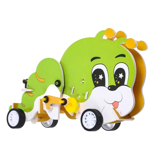Milisten Cartoon Auto Lustiges Board Auto Robustes Tragbares Wissenschafts Lernspielzeug Motorik und Fantasie für Jungen und Mädchen von Milisten