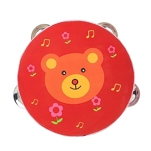 Milisten Cartoon Handtrommel mit Knallrotem Bären Design für Kleine Musikliebhaber Spielzeuginstrument für Geburtstagsgeschenke und Kreative Spielstunden Milisten Cartoon Handtrommel mit Knallrotem Bären Design für Kleine Musikliebhaber Spielzeuginstrument für Geburtstagsgeschenke und Kreative Spielstunden von Milisten