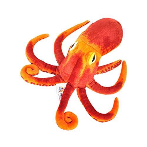 Milisten Cartoon-Puppe kinderzimmerdeko Room Decoration The Oceans Present for gieskanne kinderspielzeug Plüschspielzeug Oktopus-Puppenornament Kissenpuppe werfen PP Baumwolle Orange von Milisten