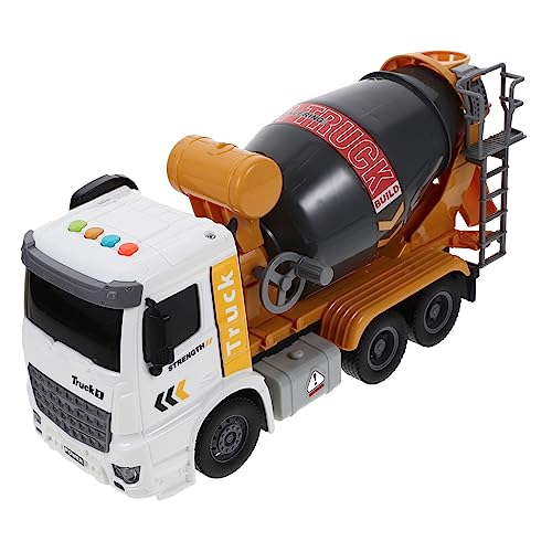 Milisten Cement Mixer Truck mit Licht und Musik Ingenieurfahrzeug Modell für Jungen Langlebiges Kunststoffmaterial Lernhilfe für Kindergeburtstage Weihnachten und Feiertage Milisten Cement Mixer Truck mit Licht und Musik Ingenieurfahrzeug Modell für Jungen Langlebiges Kunststoffmaterial Lernhilfe für Kindergeburtstage Weihnachten und Feiertage von Milisten
