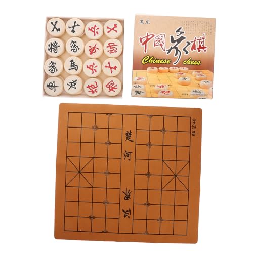 Milisten Chinesisches Schachspiel aus Holz Tragbares Xiangqi Set mit Großem für Reisen Kreative Familienspiele Strategischem und Spaß für Erwachsene Milisten Chinesisches Schachspiel aus Holz Tragbares Xiangqi Set mit Großem für Reisen Kreative Familienspiele Strategischem und Spaß für Erwachsene von Milisten