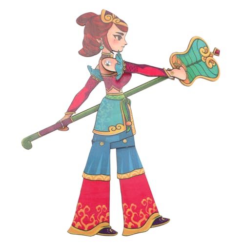 Milisten Chinesisches Traditionelles Schattenpuppenspielzeug Handpuppen für Erwachsene für Puppenspieltheater Fördert Kreativität und Koordination mit Einzigartigen Milisten Chinesisches Traditionelles Schattenpuppenspielzeug Handpuppen für Erwachsene für Puppenspieltheater Fördert Kreativität und Koordination mit Einzigartigen von Milisten