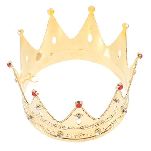 Milisten Cosplay Krone für Mädchen Dekorative Geburtstagskrone Leicht und Sicher für Partys und Besondere Anlässe Goldene Farbgestaltung für Unvergessliche Milisten Cosplay Krone für Mädchen Dekorative Geburtstagskrone Leicht und Sicher für Partys und Besondere Anlässe Goldene Farbgestaltung für Unvergessliche von Milisten