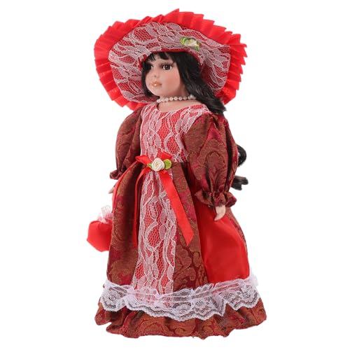 Milisten Court Keramikpuppe Desktop Puppe Home Skulptur Puppenmodelle Geburtstagsfeier Home Table Keramikstatue Dekorative Puppenstatuen Puppendekoration Sammlerpuppen Rotes Milisten Court Keramikpuppe Desktop Puppe Home Skulptur Puppenmodelle Geburtstagsfeier Home Table Keramikstatue Dekorative Puppenstatuen Puppendekoration Sammlerpuppen Rotes von Milisten