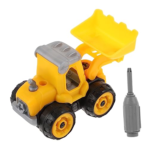 Milisten DIY Baustellen Bagger aus Kunststoff Sicherer Cartoon Baufahrzeug Modellbausatz Große Teile für Kleinkinder Fördert Eltern Junge Mädchen Beziehung und Kreatives Milisten DIY Baustellen Bagger aus Kunststoff Sicherer Cartoon Baufahrzeug Modellbausatz Große Teile für Kleinkinder Fördert Eltern Junge Mädchen Beziehung und Kreatives von Milisten