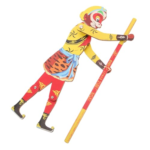 Milisten DIY Chinesisches Schattenpuppenspiel Traditionelles Handwerks bausatz mit Affenfigur Pädagogisches Kreativität Kindgerechtes Bastelset für Familienzeit von Milisten