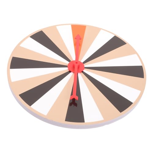 Milisten DIY Drehbares rotierendes Rad für Preise Lernspielzeug und Party deko Rutschfestes Karnevalsspiel für Familien Vielseitiges für Spiele und Belohnungen von Milisten