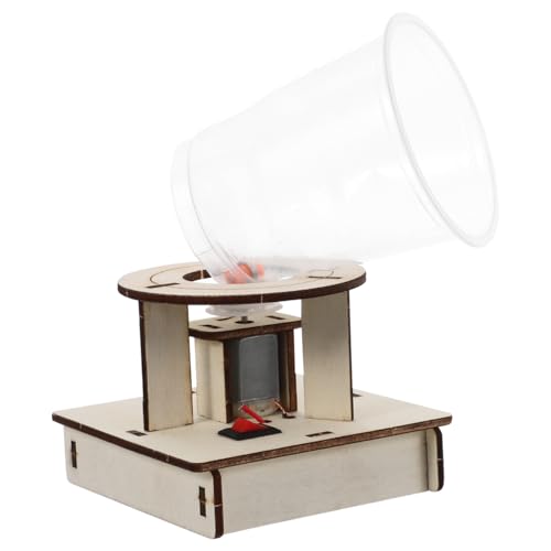 Milisten DIY Elektrisches Wasser Tornado Modell Set für Stem Experimentier Kit für Spannende Wissenschaftsprojekte Sicheres Holzspielzeug für Junge von Milisten