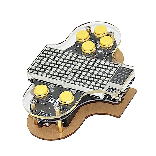Milisten DIY Elektronisches Spielkonsole Bausatz mit HD Löten Lernen Programmieren für USB Betrieben Spiele Vorinstalliert Einfacher Zusammenbau von Milisten