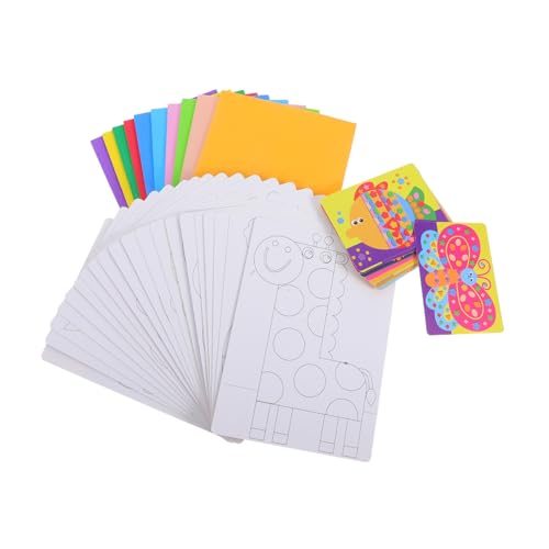 Milisten DIY Eva Schaumstoff Sticker Bastelset für Bunten Tiermotiven Kreative Lernaktivität Motorik Teamwork und Kognitiver Entwicklung Geeignet für Kindergarten und Reisen Milisten DIY Eva Schaumstoff Sticker Bastelset für Bunten Tiermotiven Kreative Lernaktivität Motorik Teamwork und Kognitiver Entwicklung Geeignet für Kindergarten und Reisen von Milisten