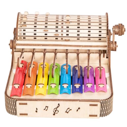 Milisten DIY Holz Xylophon für Musikinstrument mit Runden Kanten für Kreative und Lernfördernde Spielstunden der Musikalischen Wahrnehmung von Milisten