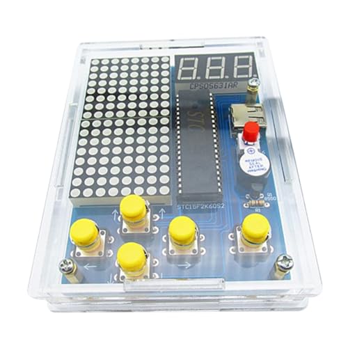 Milisten DIY Lötkit für Spielkonsole Handheld Bausatz Einsteigerfreundlich Blau mit Batteriehalter Elektronisches Löten Lernset für Erwachsene Einfach Zusammenzubauen und Langlebig Milisten DIY Lötkit für Spielkonsole Handheld Bausatz Einsteigerfreundlich Blau mit Batteriehalter Elektronisches Löten Lernset für Erwachsene Einfach Zusammenzubauen und Langlebig von Milisten