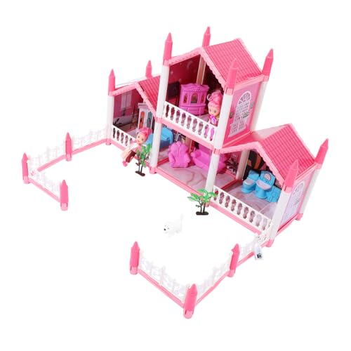 Milisten DIY Schlossmodell für Princess Castle Puppenhaus Kleine Kunststoff Villa mit Licht Einfach zu Montieren Fördert Kreativität und Motorik Perfektes Milisten DIY Schlossmodell für Princess Castle Puppenhaus Kleine Kunststoff Villa mit Licht Einfach zu Montieren Fördert Kreativität und Motorik Perfektes von Milisten