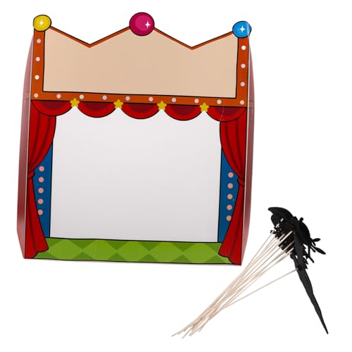 Milisten DIY Shadow Puppets Bastelset für Kreatives Schattenfiguren Theater mit Wissenschaftsexperimenten Handwerkliches Geduld Beobachtung und Geschichtenerzählen von Milisten