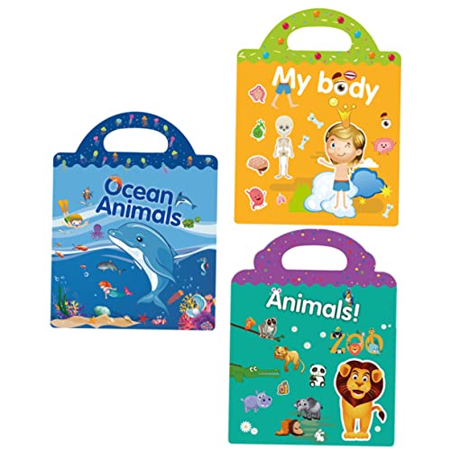 Milisten DIY Stickerbuch mit Meereslebewesen Tieren und Dem Menschlichen Körper Wiederverwendbare Aufkleber für Kreative Spielstunden Kindergeburtstage und Mitgebsel Milisten DIY Stickerbuch mit Meereslebewesen Tieren und Dem Menschlichen Körper Wiederverwendbare Aufkleber für Kreative Spielstunden Kindergeburtstage und Mitgebsel von Milisten