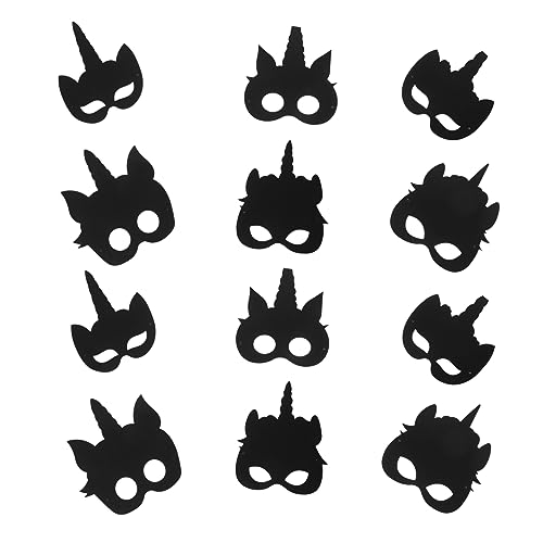 Milisten DIY Teiliges Einhorn Kratzpapier Masken Bastelset Kleine Weiße Pappmasken zum Bemalen Tragbare Halloween Kostüm Accessoires für Geburtstagsfeier und Festtagsdekoration Milisten DIY Teiliges Einhorn Kratzpapier Masken Bastelset Kleine Weiße Pappmasken zum Bemalen Tragbare Halloween Kostüm Accessoires für Geburtstagsfeier und Festtagsdekoration von Milisten