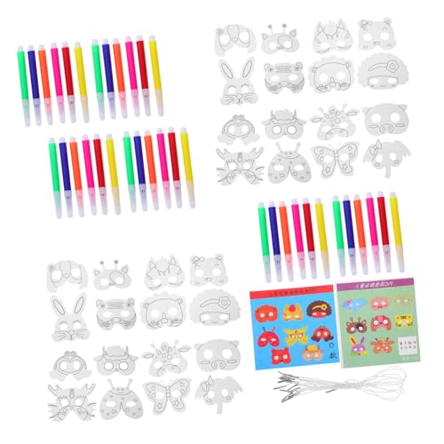 Milisten DIY Tiermasken zum Bemalen für Papiermasken in Tierform mit Farbstiften Blanko Ungiftig Recycelbar für Halloween Geburtstage Schulaktivitäten und Kreative Bastelprojekte Milisten DIY Tiermasken zum Bemalen für Papiermasken in Tierform mit Farbstiften Blanko Ungiftig Recycelbar für Halloween Geburtstage Schulaktivitäten und Kreative Bastelprojekte von Milisten