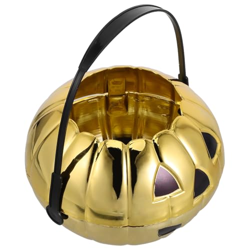 Milisten Dekorativer Kunststoff Süßigkeitenhalter mit Griff für Trick Treating und Partydisplay Goldene Kleine Ausführung Milisten Dekorativer Kunststoff Süßigkeitenhalter mit Griff für Trick Treating und Partydisplay Goldene Kleine Ausführung von Milisten