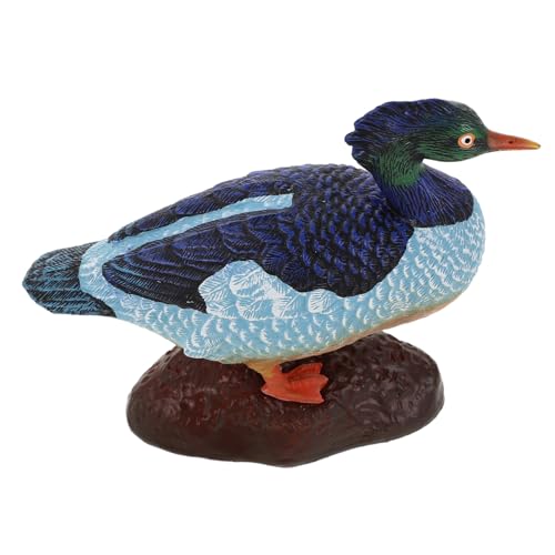 Milisten Detaillierte Tiergarten Ente Wildtiere Für Modellornamente Lebensechte Lernsimulation Desktop Figur Und Bauernhof Realistische Anzeige Gänsesäger Kinderspielzeug Statue – von Milisten