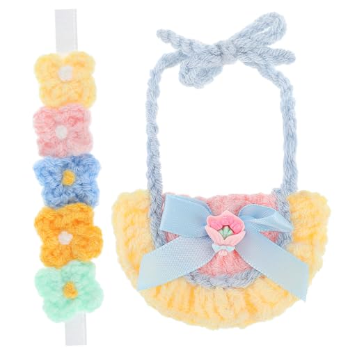 Milisten Doll Accessoires Set Teilig Kopfband und Halstuch für Puppen Gestrickt Strapazierfähig Vielseitig für Fotos und Rollenspiele Pflegeleicht für Sammler Milisten Doll Accessoires Set Teilig Kopfband und Halstuch für Puppen Gestrickt Strapazierfähig Vielseitig für Fotos und Rollenspiele Pflegeleicht für Sammler von Milisten
