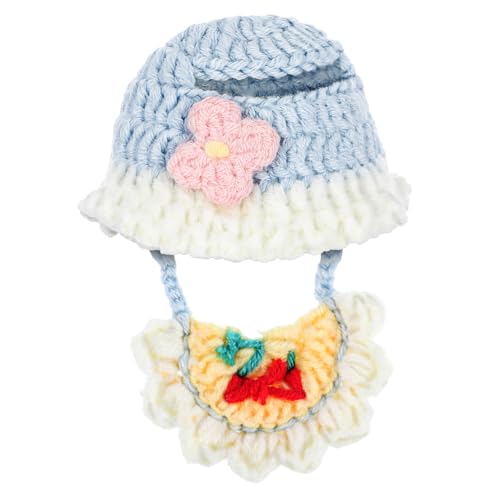 Milisten Doll Headwear Set Häkelmütze und Puppenlätzchen für Puppen Weiche Babypuppe Accessoires Kompatibel mit Labubu für Puppenhaus und Kreatives Milisten Doll Headwear Set Häkelmütze und Puppenlätzchen für Puppen Weiche Babypuppe Accessoires Kompatibel mit Labubu für Puppenhaus und Kreatives von Milisten