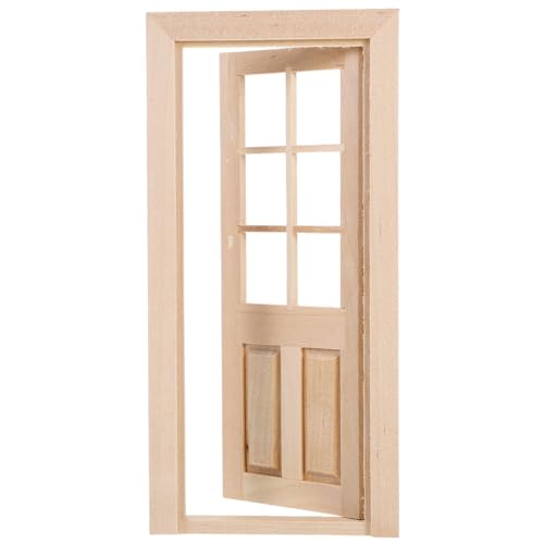 Milisten Dollhouse Door 1:12 Miniaturpuppenhaus -Tür Mit Fenstern Unzureichende Holztüren Für Puppenhaus Dekoration Möbelhandwerk Tür Mit 6 -Pcs -PVC -Fenstern Milisten Dollhouse Door 1:12 Miniaturpuppenhaus -Tür Mit Fenstern Unzureichende Holztüren Für Puppenhaus Dekoration Möbelhandwerk Tür Mit 6 -Pcs -PVC -Fenstern von Milisten