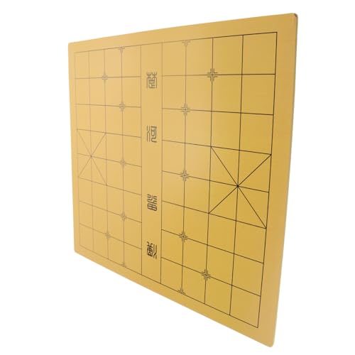 Milisten Doppelseitiges Schachbrett Gobang Chinesisches Schachbrett Leichtes Strategisches Spielbrett für Zuhause Praktisches Brettspiel Zubehör für Anfänger und Familie Milisten Doppelseitiges Schachbrett Gobang Chinesisches Schachbrett Leichtes Strategisches Spielbrett für Zuhause Praktisches Brettspiel Zubehör für Anfänger und Familie von Milisten