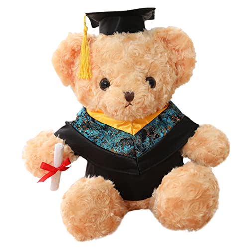 Milisten Dr. Bärenpuppe Bär Der Abschlusssaison Bärenspielzeug Für Den Haushalt Kleiner Abschlussbär Abschluss Stofftier Geschmückter Bär Zum Abschluss High-School-abschlussbär Plüsch von Milisten