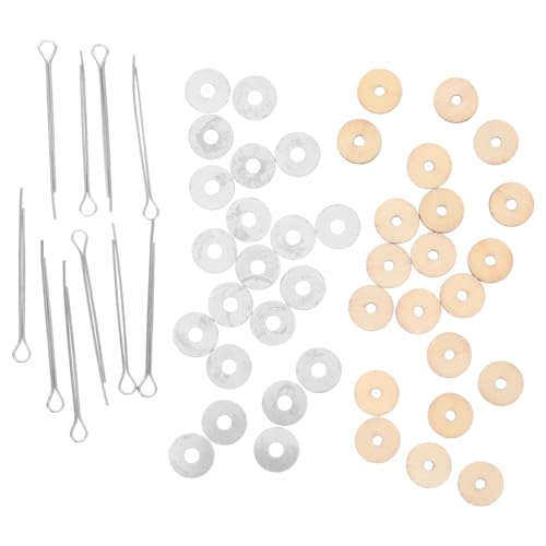 Milisten Drehbare Puppengelenke mit Holzscheiben für DIY Puppenherstellung Sichere und Langlebige Materialien Einfach zu Montieren Perfektes Zubehör für Kreative Bastelprojekte von Milisten