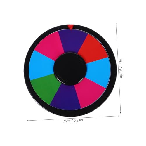 Milisten Drehbares Doppelseitiges DIY Preisrad mit Beschreibbarer Oberfläche und Zeiger Design Kreatives Partyspiel für Familienfeiern Ktv Bars und Gewinnspiele von Milisten