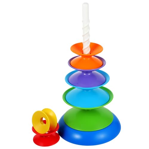 Milisten Drehendes Regenbogen Stapelspielzeug für Kleinkinder Montessori Lernspiel zur Farben und Formwahrnehmung Sicheres und Interaktives für Kreative Entwicklung und Spaß Milisten Drehendes Regenbogen Stapelspielzeug für Kleinkinder Montessori Lernspiel zur Farben und Formwahrnehmung Sicheres und Interaktives für Kreative Entwicklung und Spaß von Milisten