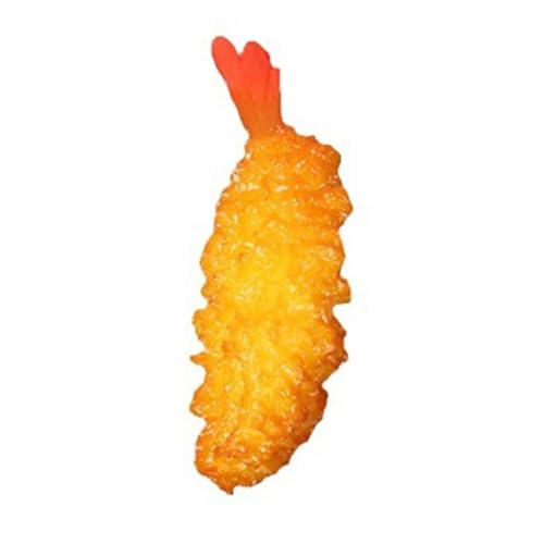 Milisten Echtes Künstliches Tempura Modell Realistisches Gebratenes Shrimps Sichere Materialien Küchendekoration Restaurant Displays und Fotorequisiten von Milisten
