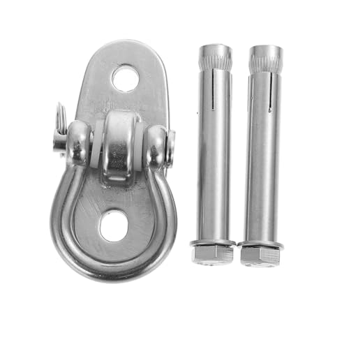 Milisten Edelstahl Drehbarer Hammock Fixing Hook mit Schwenkfunktion Belastbarer Hängemattenhaken für Outdoor Schaukel Sandbags und Hängesessel Inklusive Expansionsschrauben Milisten Edelstahl Drehbarer Hammock Fixing Hook mit Schwenkfunktion Belastbarer Hängemattenhaken für Outdoor Schaukel Sandbags und Hängesessel Inklusive Expansionsschrauben von Milisten