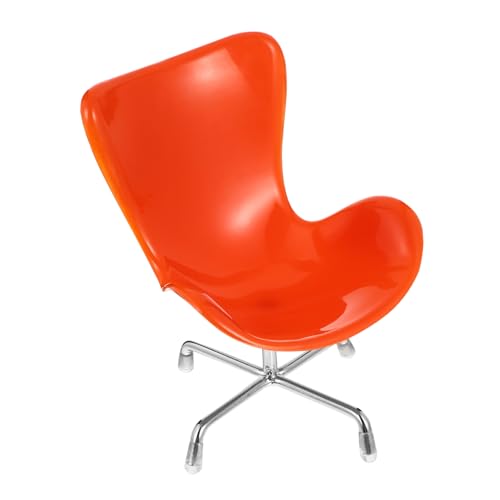 Milisten Egg-Stuhl-Sessel Stühle Winzig Mini-Stuhl Ei Puppenhauszubehör Puppenhausdekor Miniatur Puppenhaus Zubehör Mini-Sessel- Mini- Orange Plastik Milisten Egg-Stuhl-Sessel Stühle Winzig Mini-Stuhl Ei Puppenhauszubehör Puppenhausdekor Miniatur Puppenhaus Zubehör Mini-Sessel- Mini- Orange Plastik von Milisten