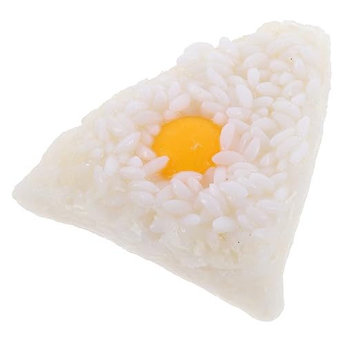 Milisten Eigelb Zongzi -Modell Künstliches Essen Requisiten Für Die Food-Fotografie Simulation Essen Realistisch Requisite Für Die Anzeige Desktop-Ornament Süßes Küchenschmuck PVC von Milisten