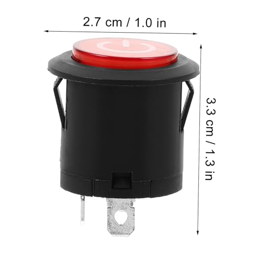 Milisten Einfache Montage Pin Rocker Schalter Ersatz für Elektrofahrzeuge Motorräder Austausch Vielseitig Kompatibel Robust und Milisten Einfache Montage Pin Rocker Schalter Ersatz für Elektrofahrzeuge Motorräder Austausch Vielseitig Kompatibel Robust und von Milisten