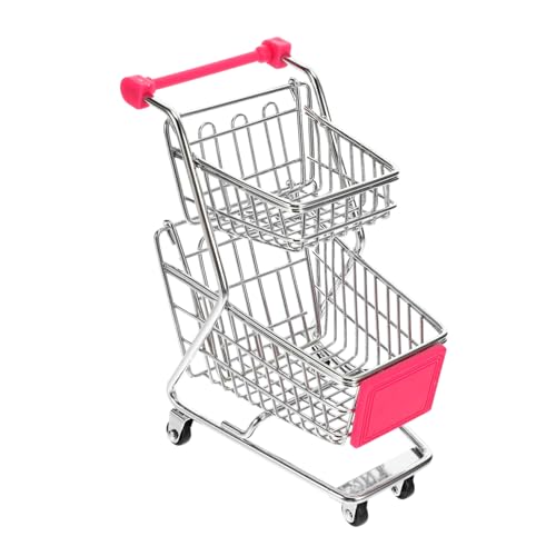 Milisten Einkaufswagen Aus Stabil Und Langlebig Für Kleiner Supermarktwagen Für Zuhause Büro Aufbewahrung Von Kleinigkeiten von Milisten