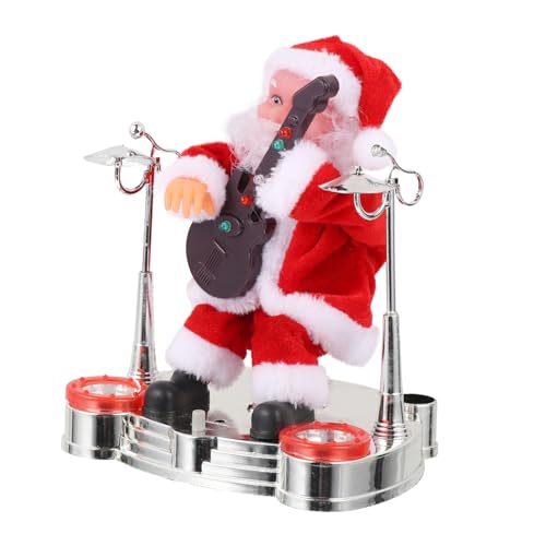 Milisten Einzigartige Dekorative Weihnachtsmannpuppe ohne Batterie Retro Vielseitiger Weihnachtlicher Schmuck für Festliche Dekoration und Familienfeiern von Milisten