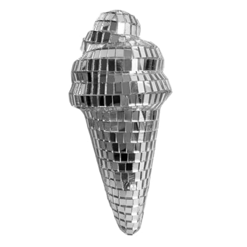 Milisten Eiscreme Ornamente Für Disco Dekorationen Party Dekorationen Kleine Disco Spiegelkugeln Topper Reflektierendes 80Er Jahre Eiscreme Förmige Disco Milisten Eiscreme Ornamente Für Disco Dekorationen Party Dekorationen Kleine Disco Spiegelkugeln Topper Reflektierendes 80Er Jahre Eiscreme Förmige Disco von Milisten