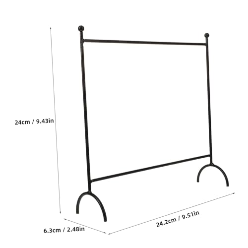 Milisten Eisen Kleiderständer Puppenkleider Organizer Miniatur Garderobe Langlebig Stilvoll für Puppenhaus Zubehör Einfache Montage Schwarz Milisten Eisen Kleiderständer Puppenkleider Organizer Miniatur Garderobe Langlebig Stilvoll für Puppenhaus Zubehör Einfache Montage Schwarz von Milisten