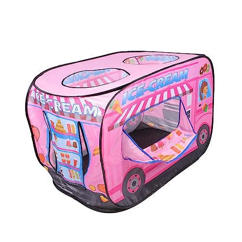 Milisten Eiswagen Spielzelt für Faltbares Indoor Outdoor Spielhaus Reißfestes und Geruchfreies Material für Unterhaltung und Perfektes für Glückliche Milisten Eiswagen Spielzelt für Faltbares Indoor Outdoor Spielhaus Reißfestes und Geruchfreies Material für Unterhaltung und Perfektes für Glückliche von Milisten