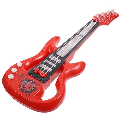 Milisten Electric Ukulele für Saiten Musikinstrument mit Licht für Geburtstagsgeschenke Musikalische Frühförderung Rotes Design Milisten Electric Ukulele für Saiten Musikinstrument mit Licht für Geburtstagsgeschenke Musikalische Frühförderung Rotes Design von Milisten