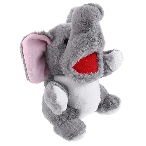Milisten Elefant -Handpuppe erzählen Cartoon-Tierspielzeug Tierpuppe zum Geschichtenerzählen realistische Tierpuppen Kleinkind handpuppen Puppe mit beweglichem Mund Plüsch von Milisten