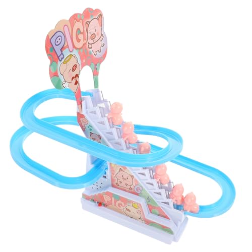Milisten Elektrischem Kletterspielzeug für Lustiges Treppenspielzeug mit Musik und Licht Attraktives Piggy Toy für Kreative Lernspiele und Unterhaltung Milisten Elektrischem Kletterspielzeug für Lustiges Treppenspielzeug mit Musik und Licht Attraktives Piggy Toy für Kreative Lernspiele und Unterhaltung von Milisten