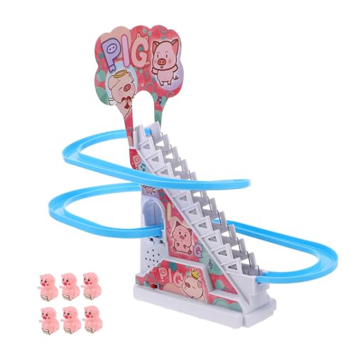 Milisten Elektrisches Bären Kletterspielzeug mit LED Lichtern und Musik Treppenspielbahn und Rutschbahn Interaktives Indoor für Motorischen und Unterhaltung Milisten Elektrisches Bären Kletterspielzeug mit LED Lichtern und Musik Treppenspielbahn und Rutschbahn Interaktives Indoor für Motorischen und Unterhaltung von Milisten