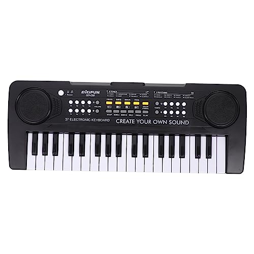 Milisten Elektronisches Klavierspielzeug für Tasten Keyboard mit Mikrofon Pädagogisches Musikspielzeug für Frühkindliches Lernen Design Interaktives Bildungsspielzeug von Milisten