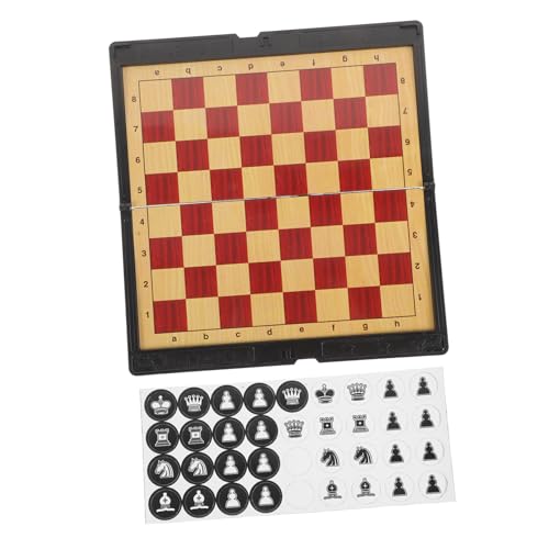 Milisten Faltbares Reise Schachset Magnetisch mit PVC Schachfiguren Tragbares Klapp Schachbrett für Erwachsene und Platzsparend und Langlebig für Familie und Freunde Milisten Faltbares Reise Schachset Magnetisch mit PVC Schachfiguren Tragbares Klapp Schachbrett für Erwachsene und Platzsparend und Langlebig für Familie und Freunde von Milisten