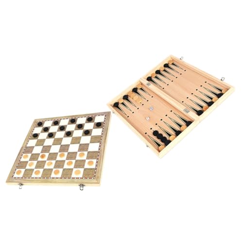 Milisten Faltbares Schachspiel für Tragbares Westliches Schachbrett Multifunktionales Schachspiel für Anfänger Drinnen und Draußen Geeignet Milisten Faltbares Schachspiel für Tragbares Westliches Schachbrett Multifunktionales Schachspiel für Anfänger Drinnen und Draußen Geeignet von Milisten