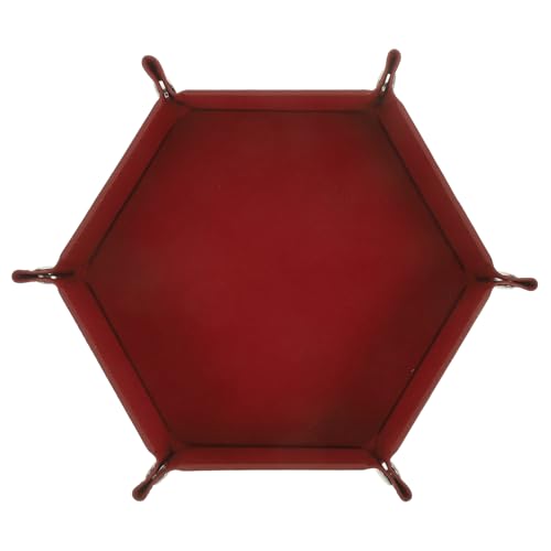 Milisten Faltbares Würfelablage PU Würfelhalter Eleganter Aufbewahrungstray für Tischspiele Faltbar Vielseitig Einsetzbar Design Tiefrot für Wohnräume und Spielezimmer Milisten Faltbares Würfelablage PU Würfelhalter Eleganter Aufbewahrungstray für Tischspiele Faltbar Vielseitig Einsetzbar Design Tiefrot für Wohnräume und Spielezimmer von Milisten